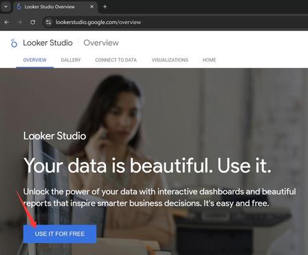 Looker Studio首页