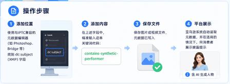 元数据标注流程示意图